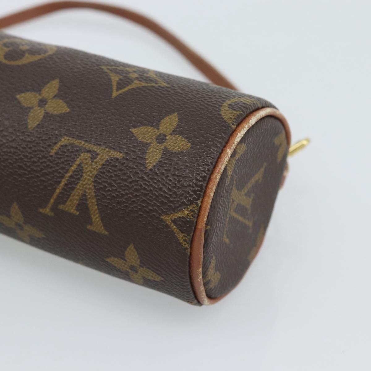 LOUIS VUITTON Monogram Papillon Pouch LV Auth 191513