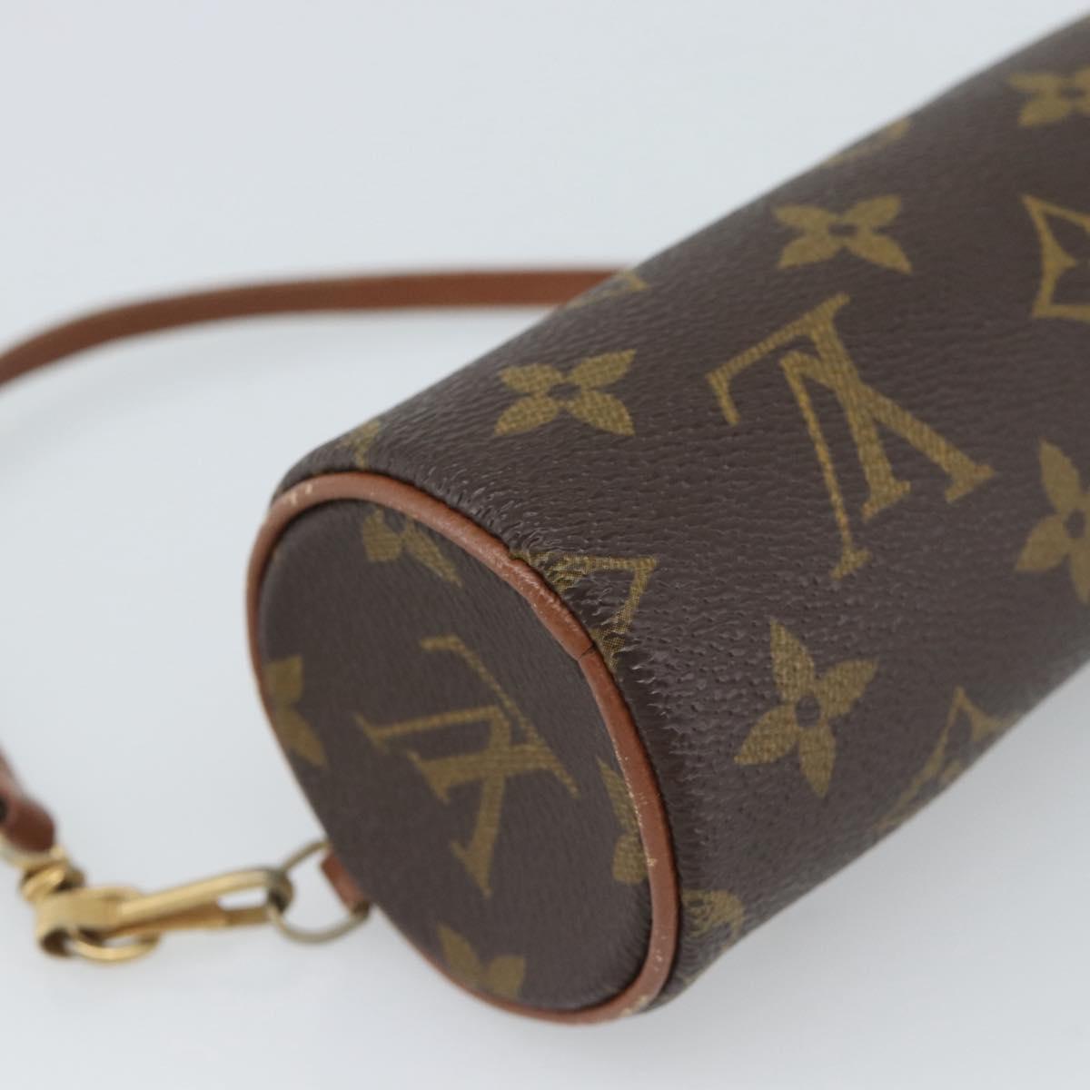 LOUIS VUITTON Monogram Papillon Pouch LV Auth 191513