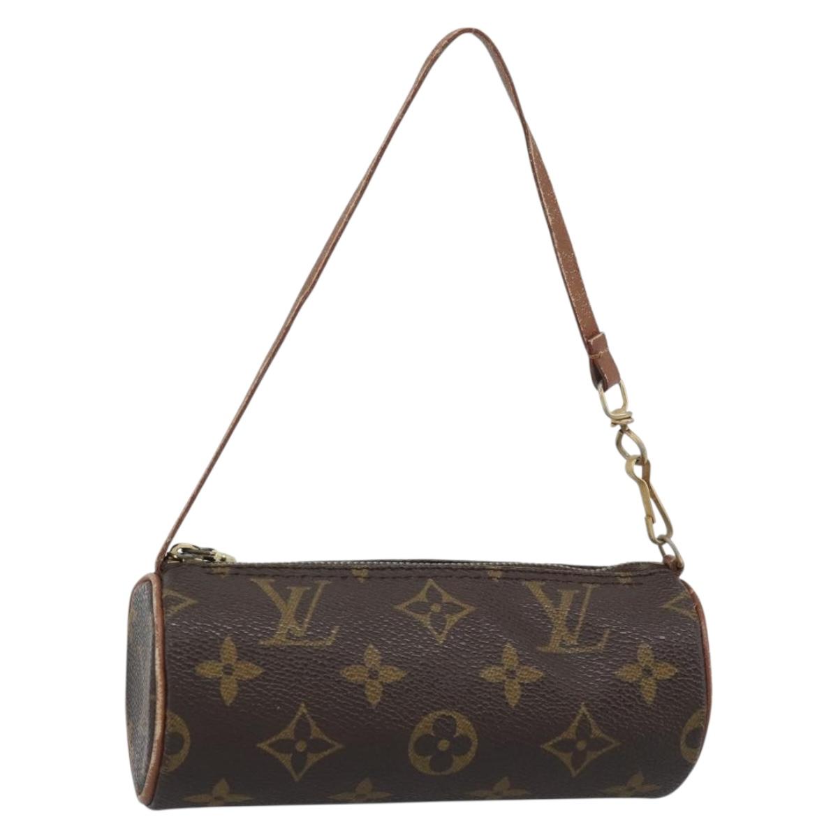 LOUIS VUITTON Monogram Papillon Pouch LV Auth 191513