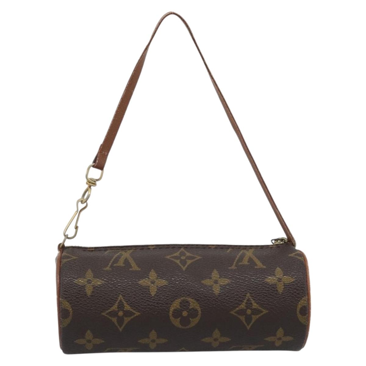 LOUIS VUITTON Monogram Papillon Pouch LV Auth 191513