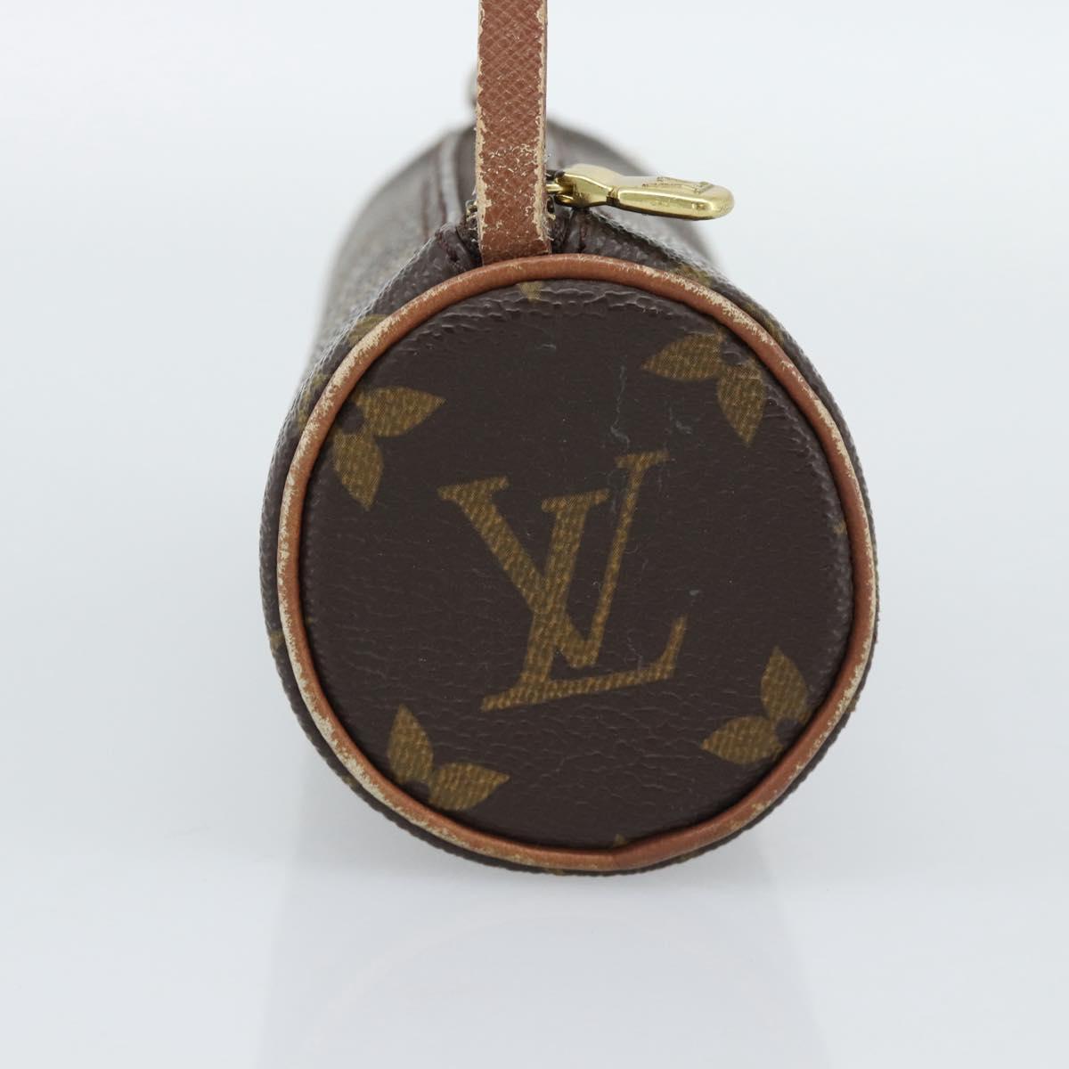 LOUIS VUITTON Monogram Papillon Pouch LV Auth 191513