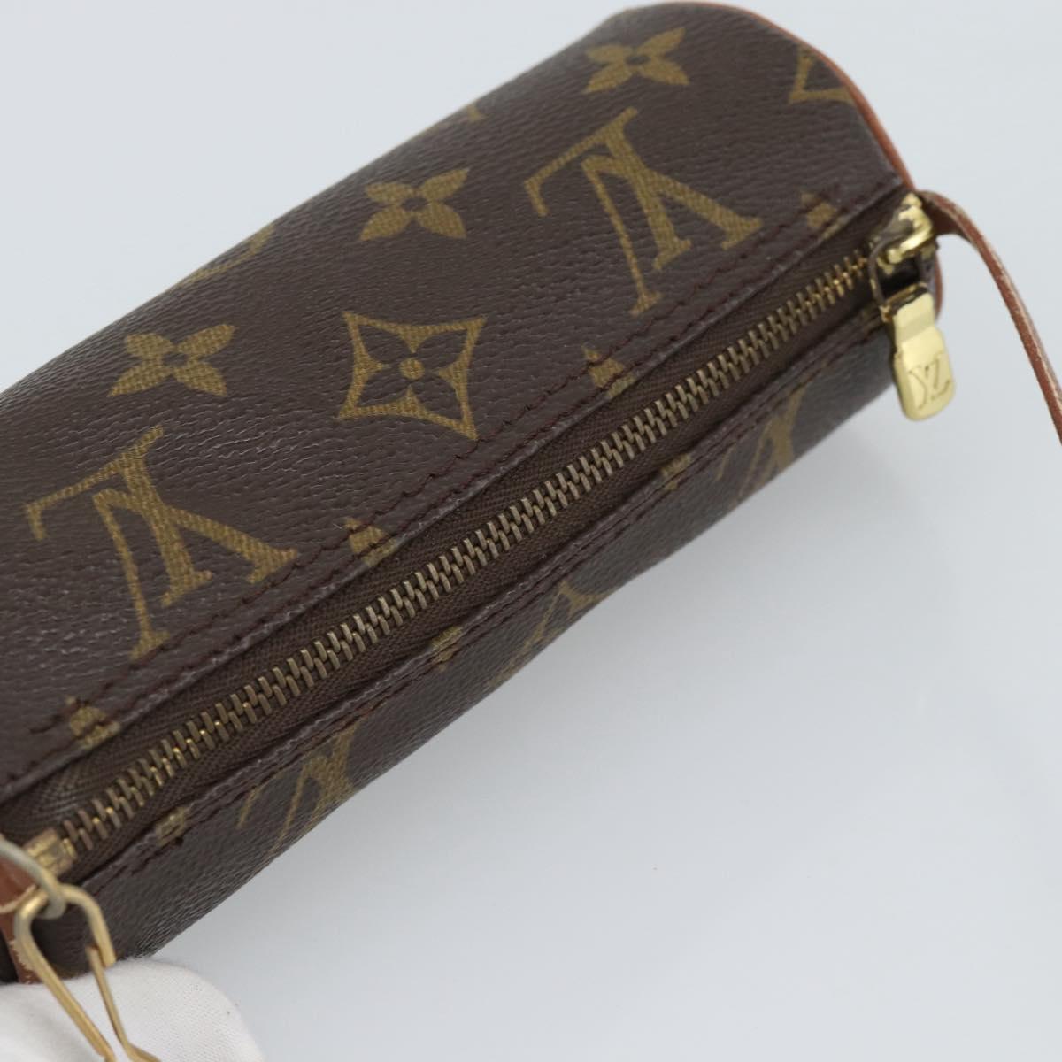 LOUIS VUITTON Monogram Papillon Pouch LV Auth 191513