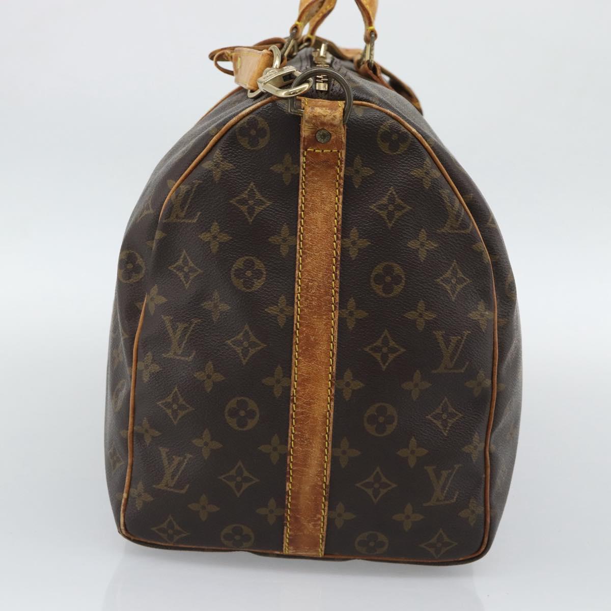 LOUIS VUITTON Monogram Keepall Bandouliere 45 Boston Bag M41418 LV Auth 191514