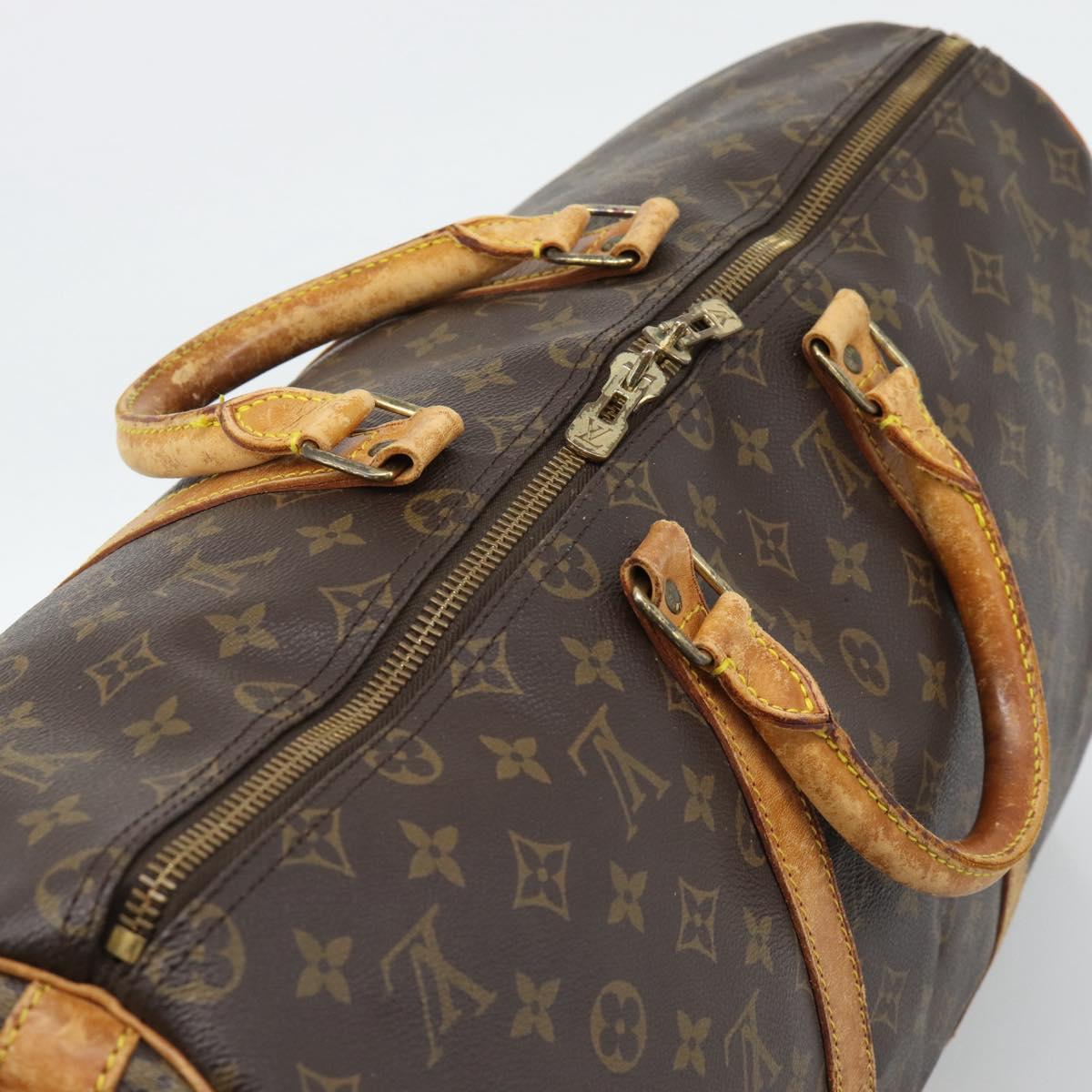 LOUIS VUITTON Monogram Keepall Bandouliere 45 Boston Bag M41418 LV Auth 191514