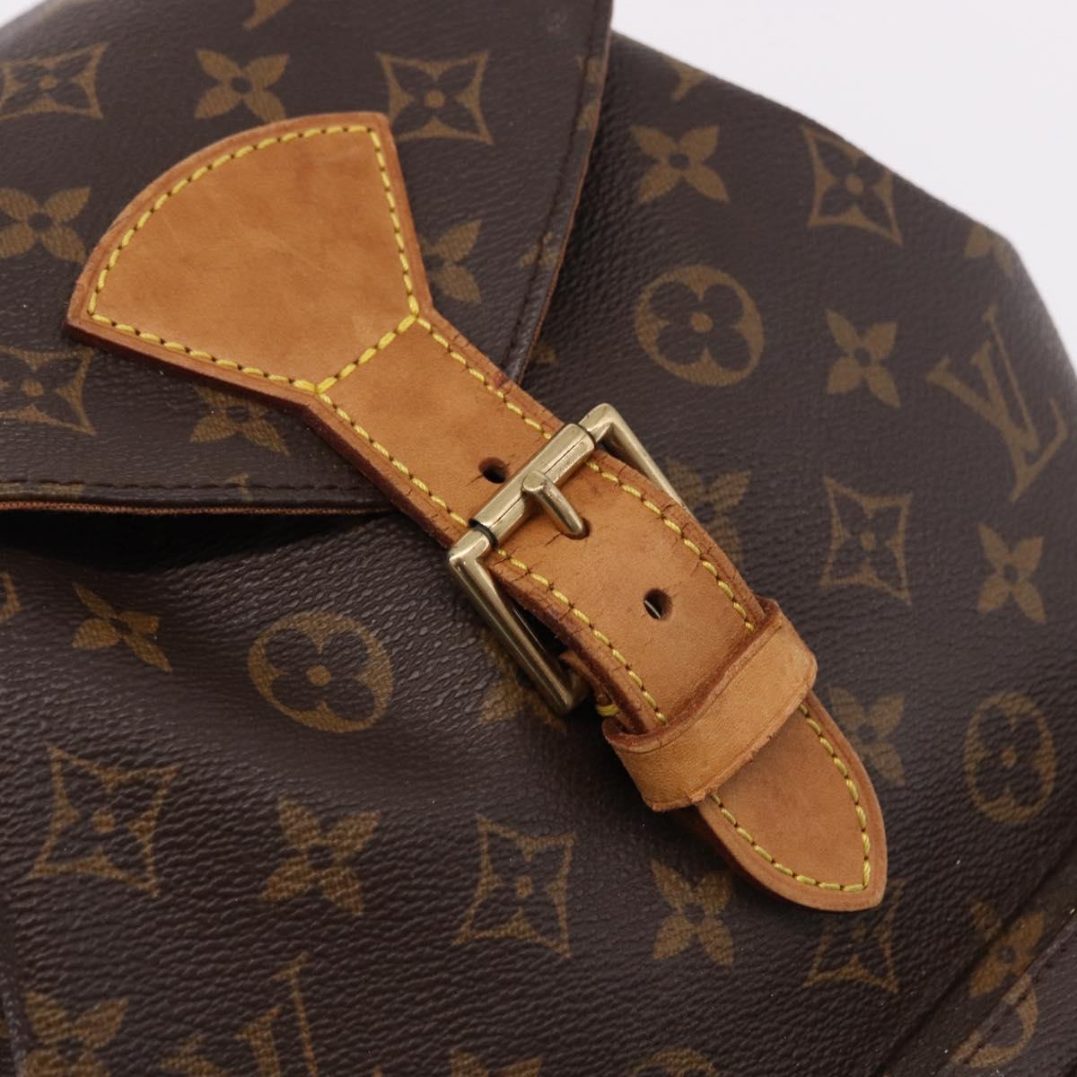 LOUIS VUITTON Monogram Montsouris GM Backpack M51135 LV Auth 191518
