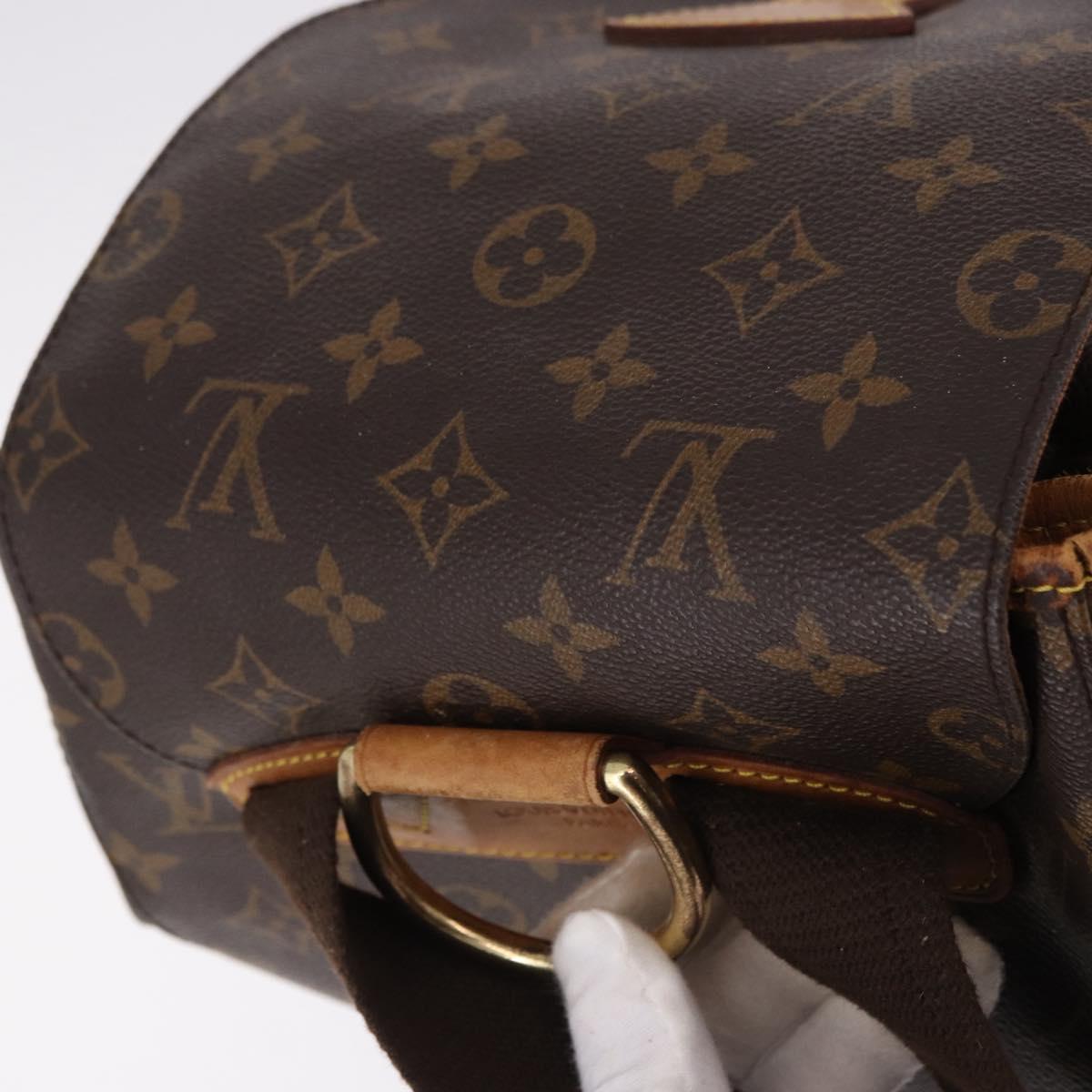 LOUIS VUITTON Monogram Montsouris GM Backpack M51135 LV Auth 191518