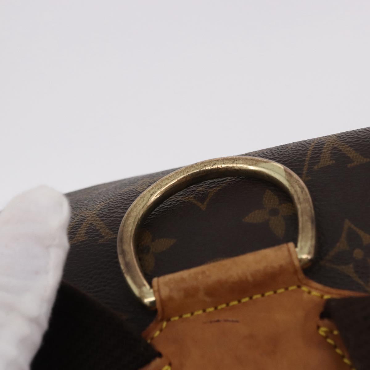 LOUIS VUITTON Monogram Montsouris GM Backpack M51135 LV Auth 191518