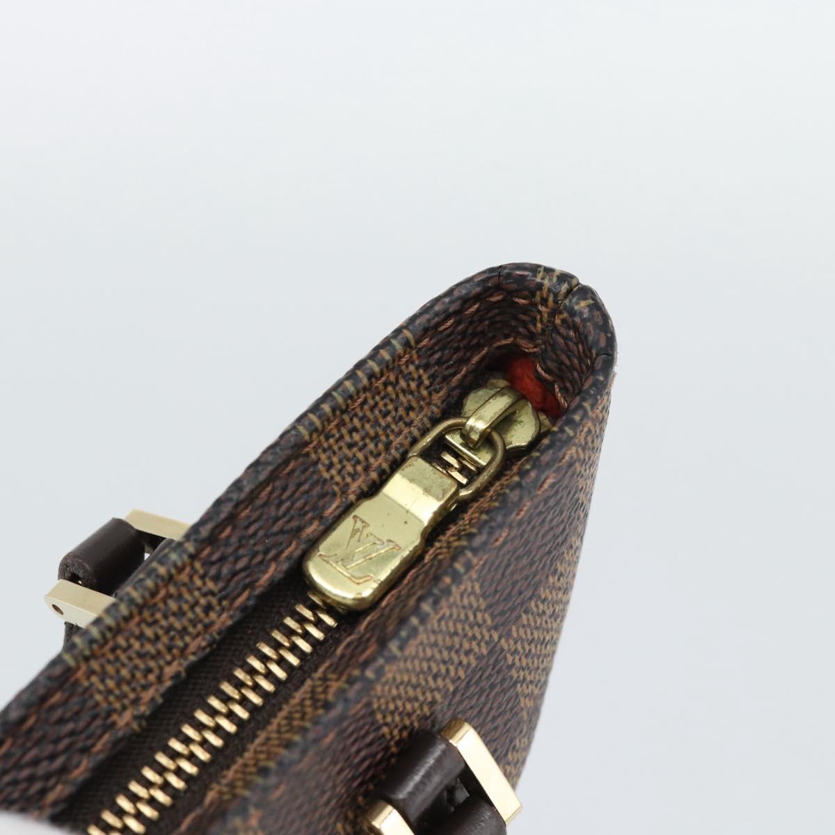 LOUIS VUITTON Damier Ebene Manosque GM Pouch N51120 LV Auth 191521A