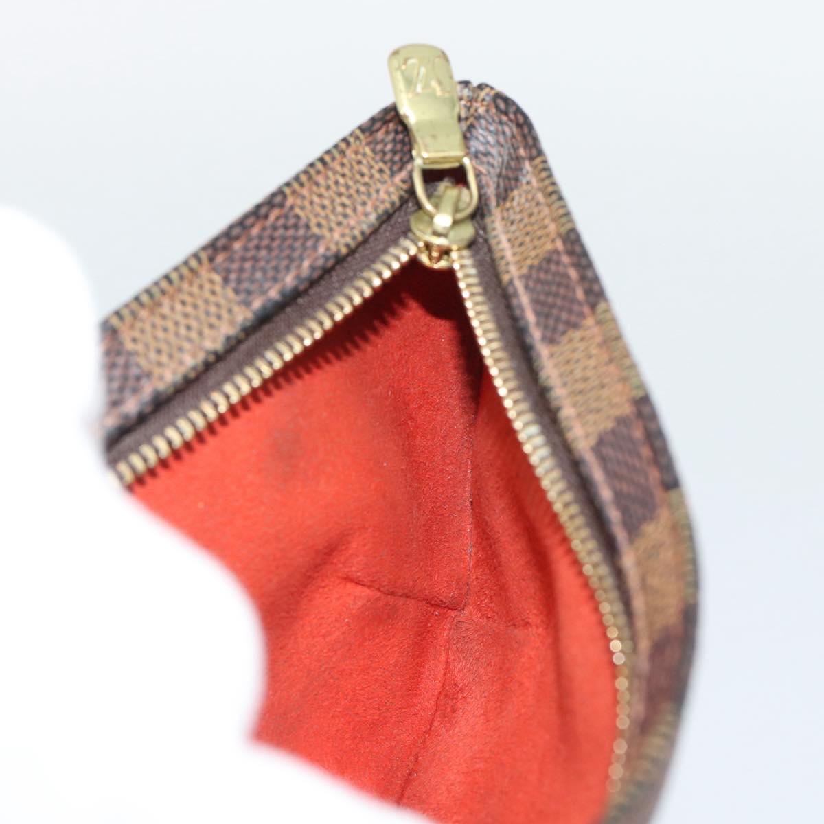 LOUIS VUITTON Damier Ebene Manosque GM Pouch N51120 LV Auth 191521A