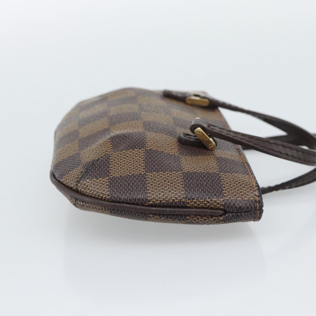 LOUIS VUITTON Damier Ebene Manosque GM Pouch N51120 LV Auth 191521A