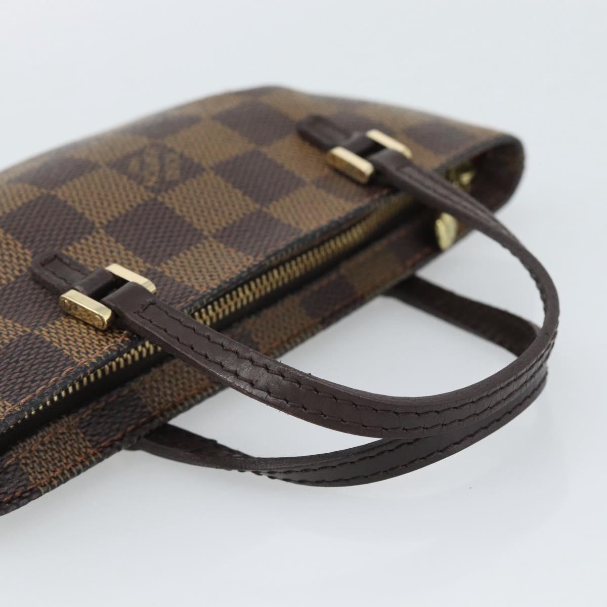 LOUIS VUITTON Damier Ebene Manosque GM Pouch N51120 LV Auth 191521A