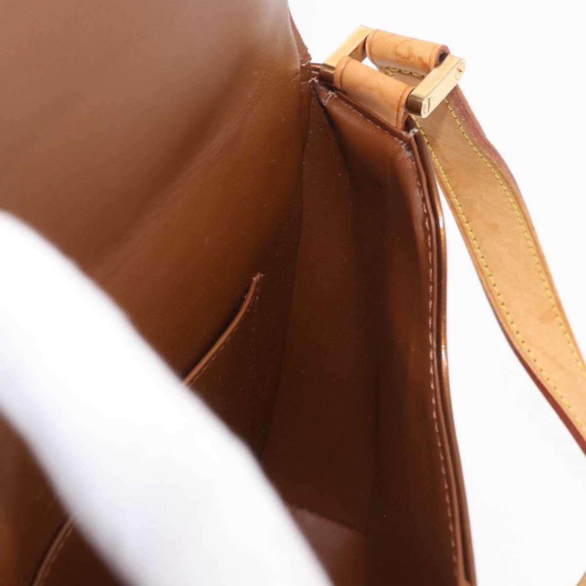 LOUIS VUITTON Monogram Vernis Thompson Street Bronze M91124 LV Auth 191522