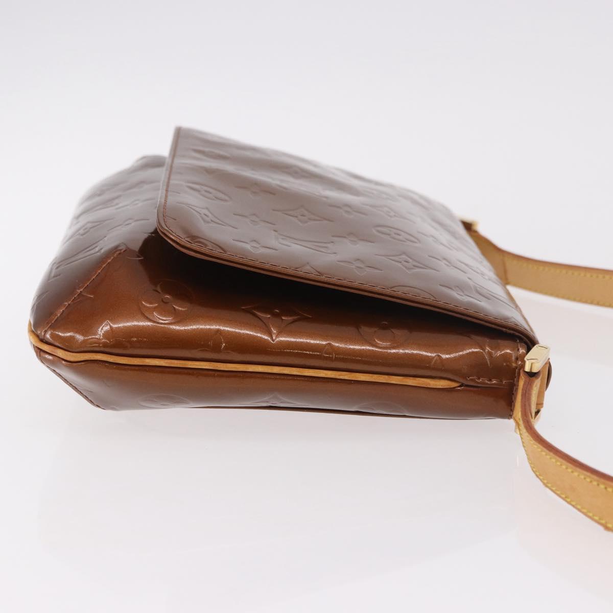 LOUIS VUITTON Monogram Vernis Thompson Street Bronze M91124 LV Auth 191522