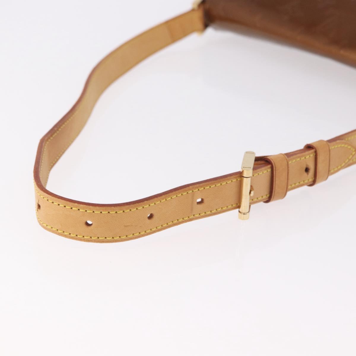 LOUIS VUITTON Monogram Vernis Thompson Street Bronze M91124 LV Auth 191522