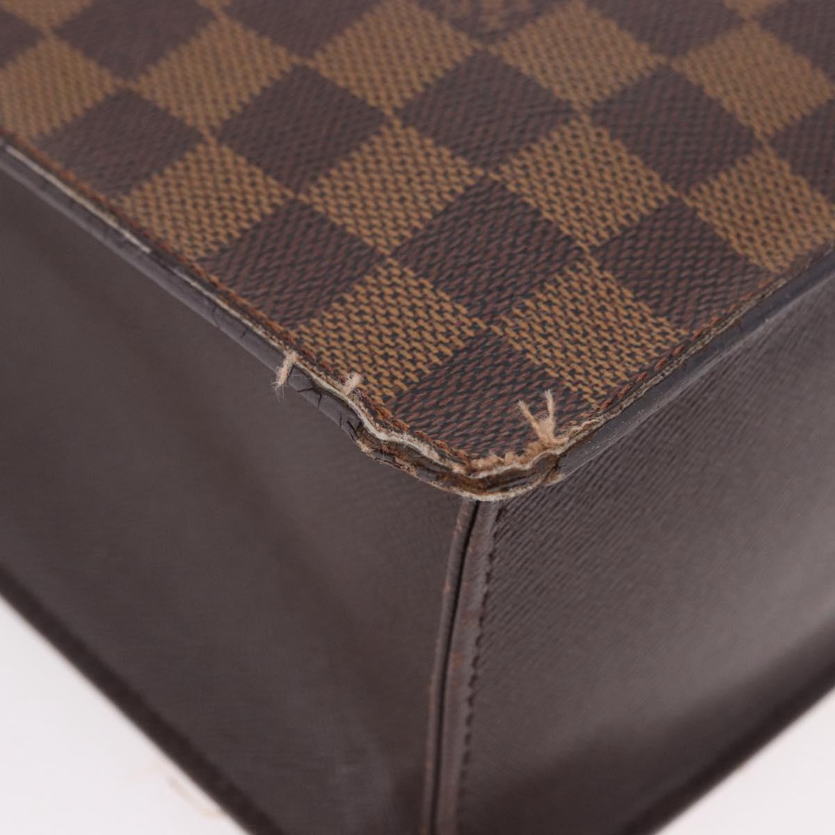 LOUIS VUITTON Damier Ebene Venice PM Hand Bag N51145 LV Auth 191525