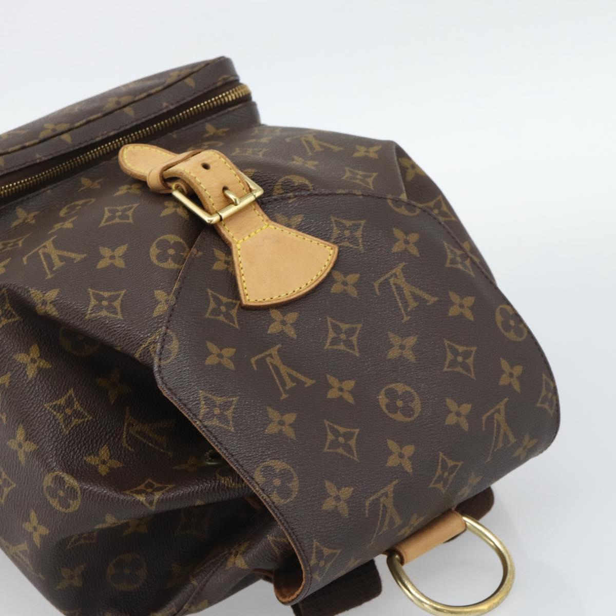 LOUIS VUITTON Monogram Montsouris GM Backpack M51135 LV Auth 191527A