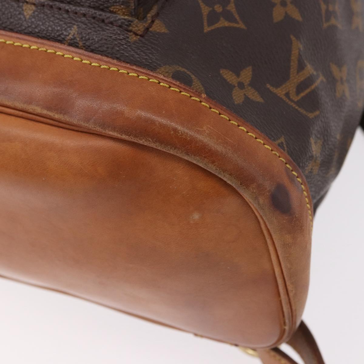 LOUIS VUITTON Monogram Montsouris GM Backpack M51135 LV Auth 191528