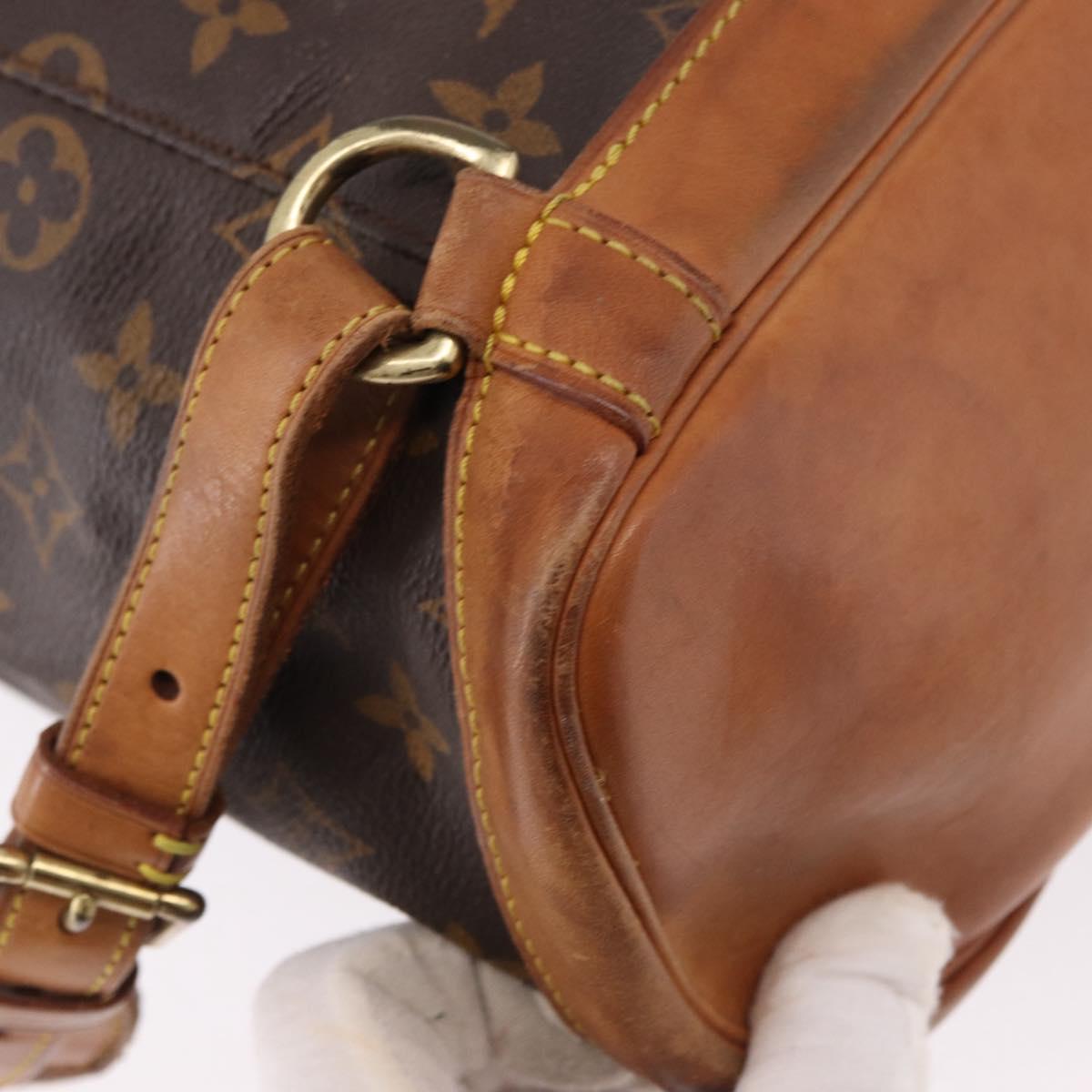 LOUIS VUITTON Monogram Montsouris GM Backpack M51135 LV Auth 191528