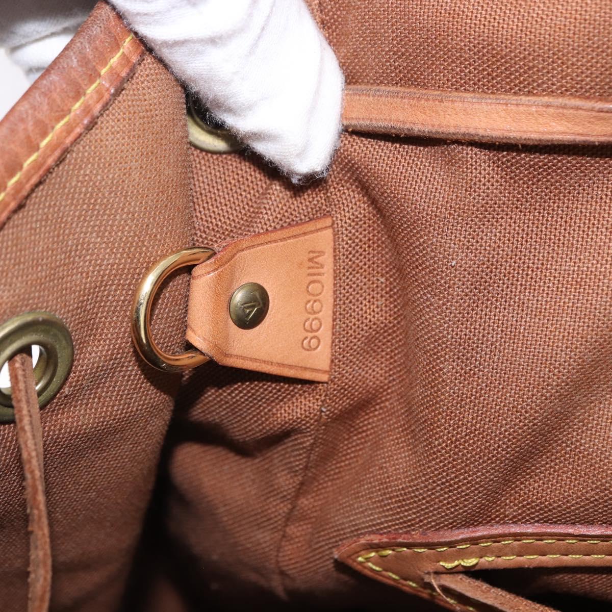LOUIS VUITTON Monogram Montsouris GM Backpack M51135 LV Auth 191528