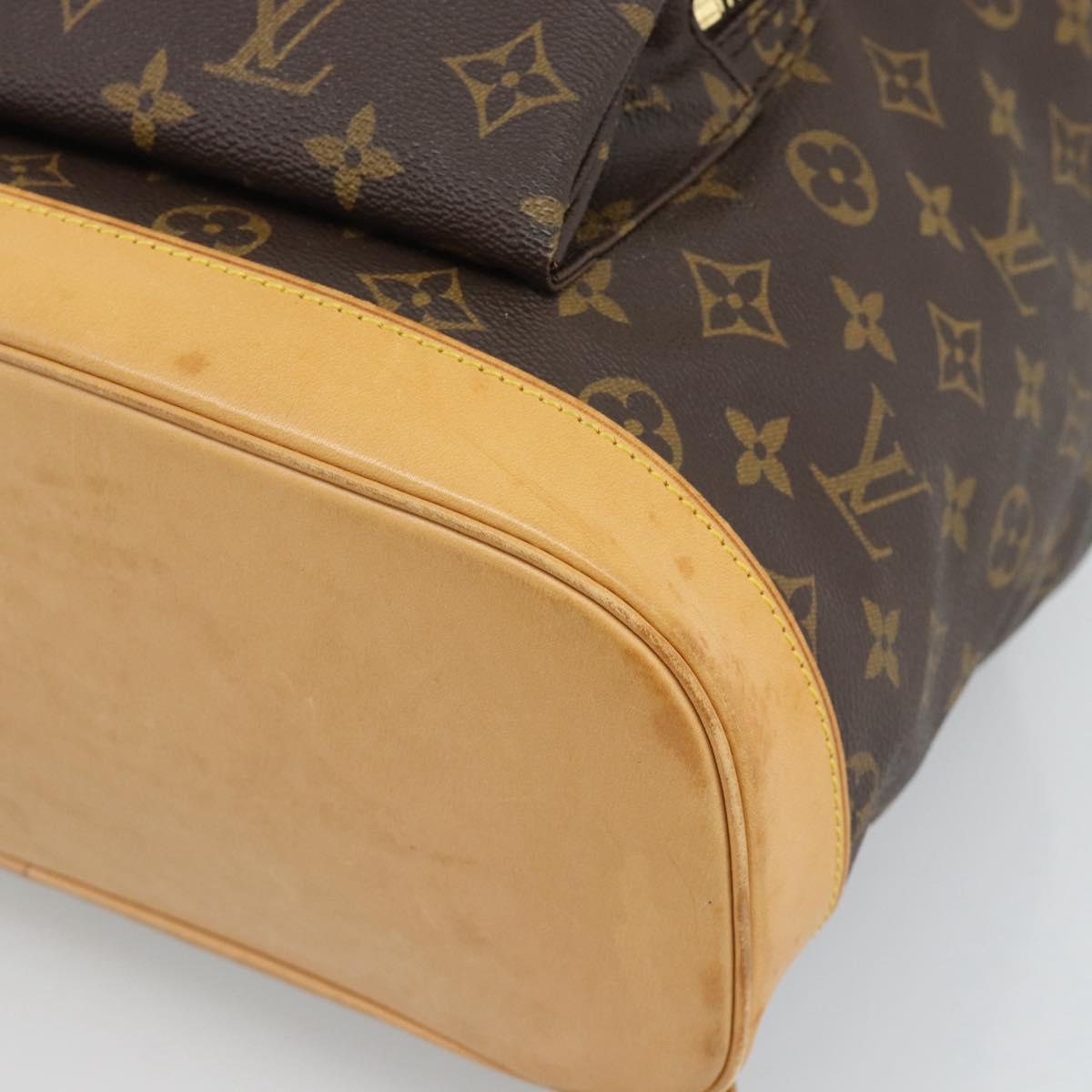 LOUIS VUITTON Monogram Montsouris GM Backpack M51135 LV Auth 191532