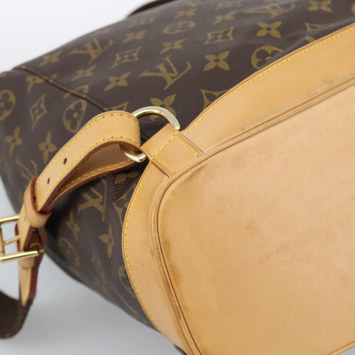 LOUIS VUITTON Monogram Montsouris GM Backpack M51135 LV Auth 191532