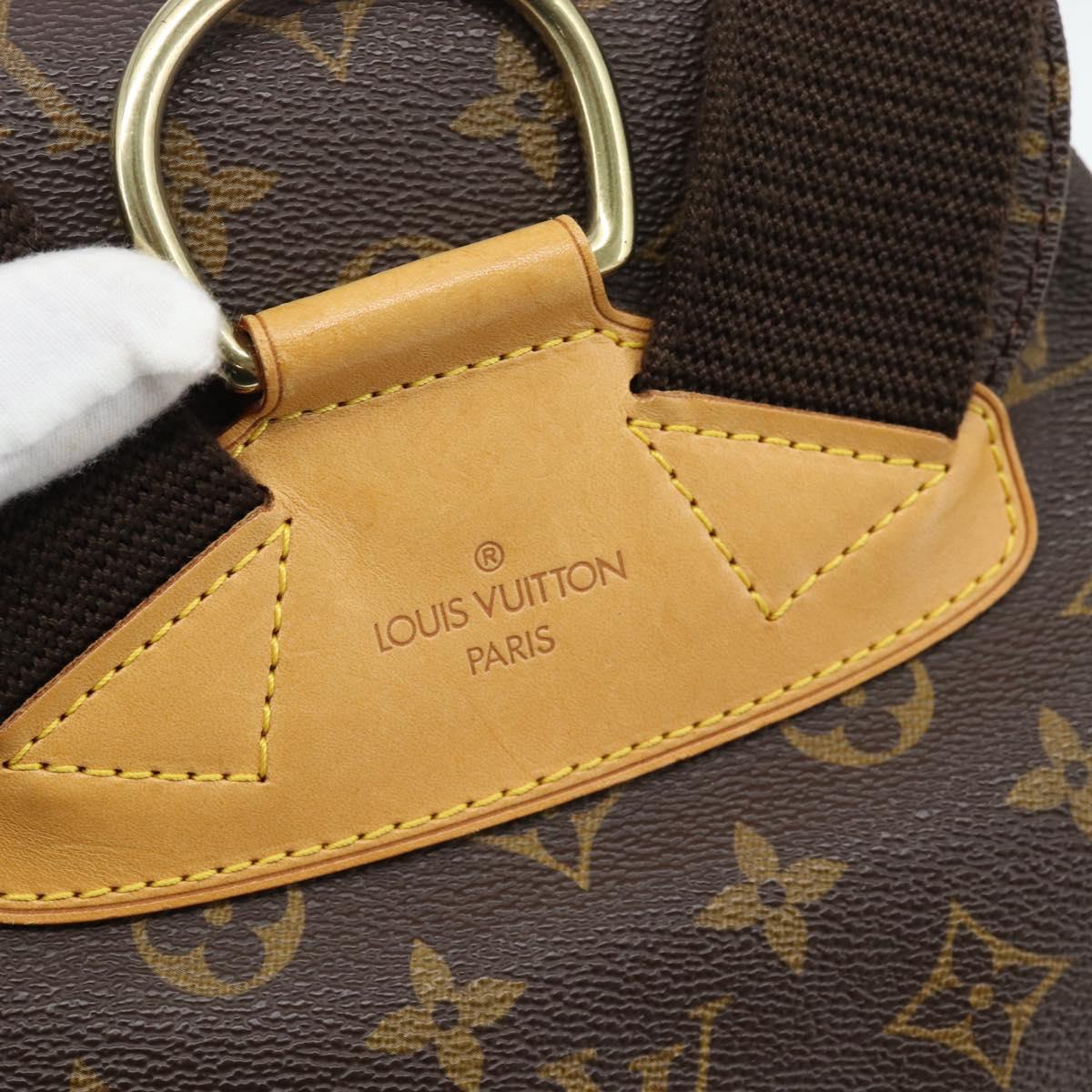 LOUIS VUITTON Monogram Montsouris GM Backpack M51135 LV Auth 191532
