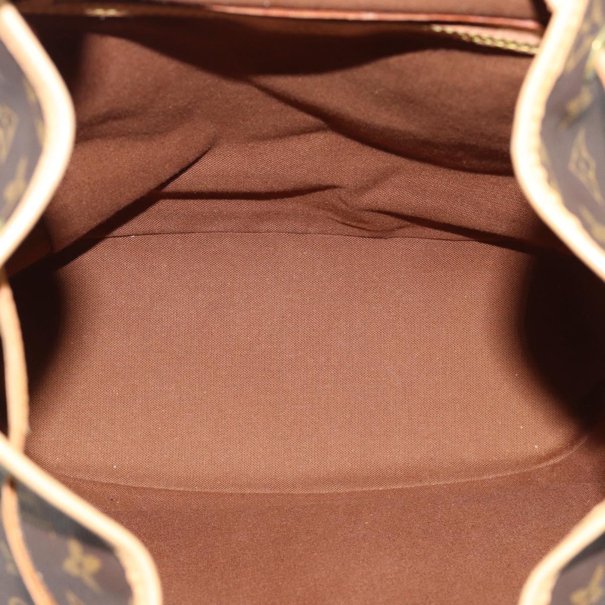 LOUIS VUITTON Monogram Montsouris GM Backpack M51135 LV Auth 191532