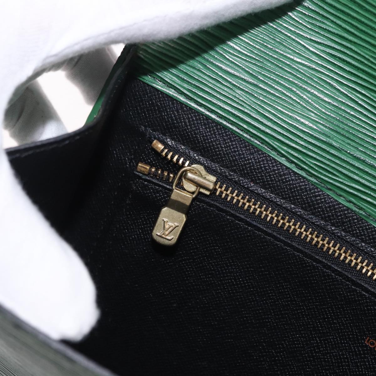 LOUIS VUITTON Epi Art Deco Clutch Bag Green M52634 LV Auth 191535
