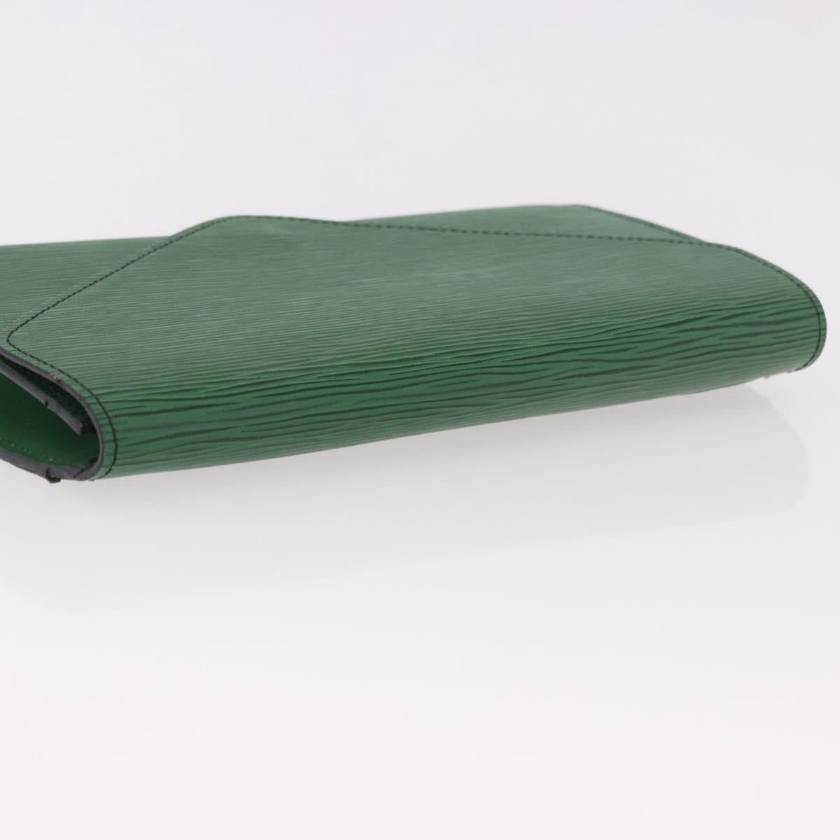 LOUIS VUITTON Epi Art Deco Clutch Bag Green M52634 LV Auth 191535