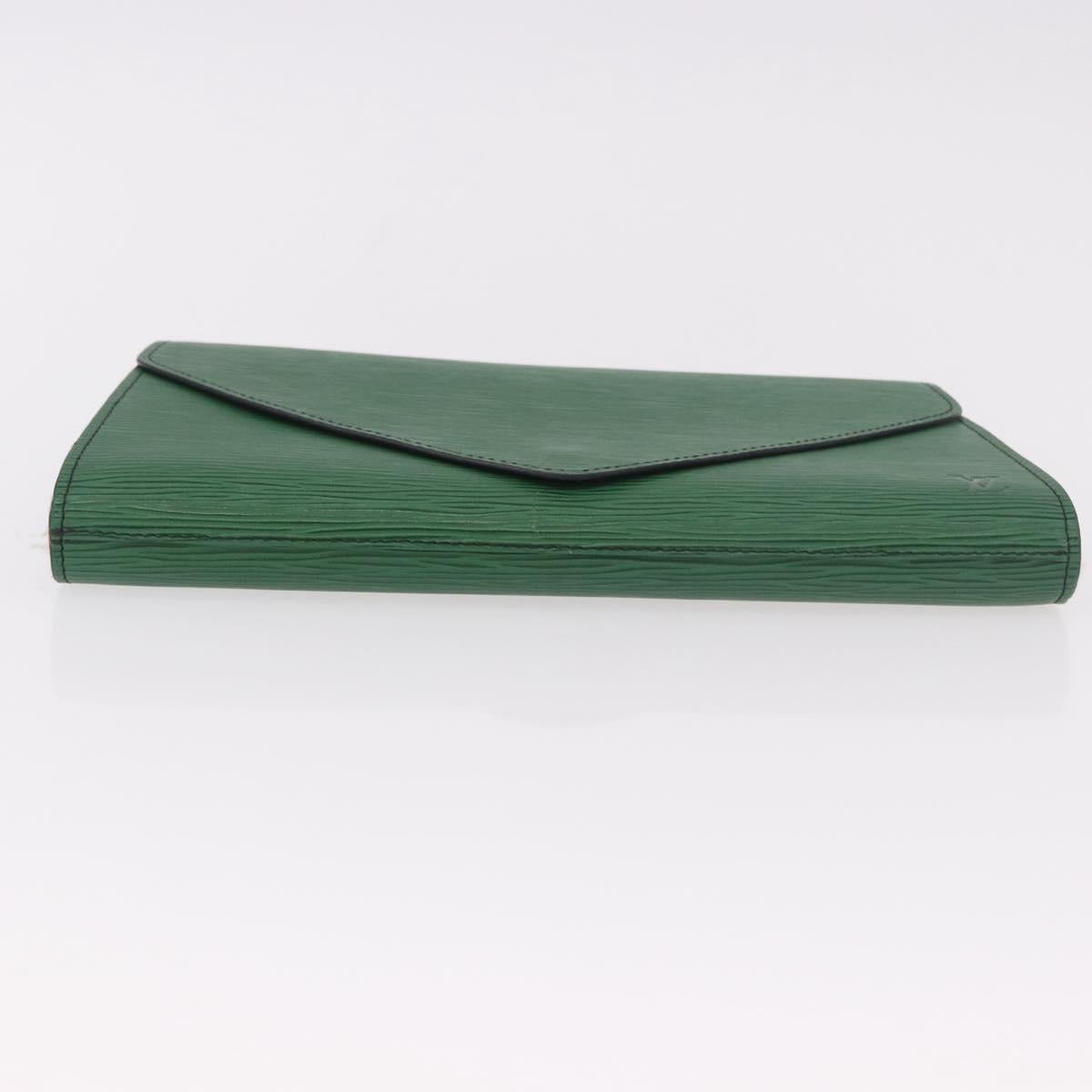 LOUIS VUITTON Epi Art Deco Clutch Bag Green M52634 LV Auth 191535