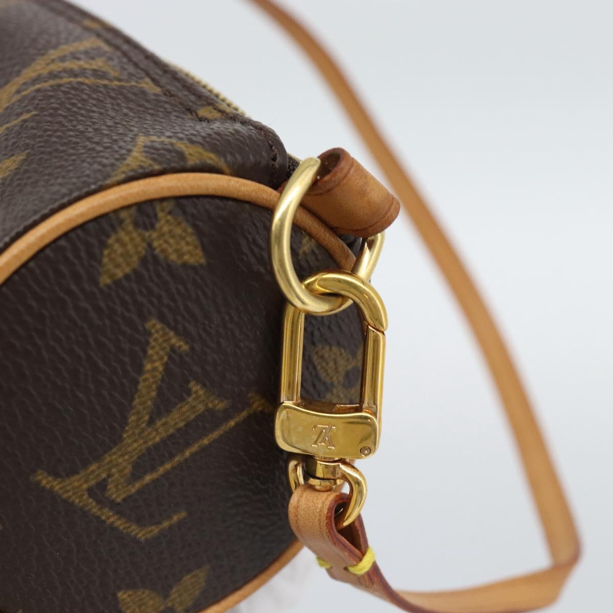 LOUIS VUITTON Monogram Papillon Pouch LV Auth 191536