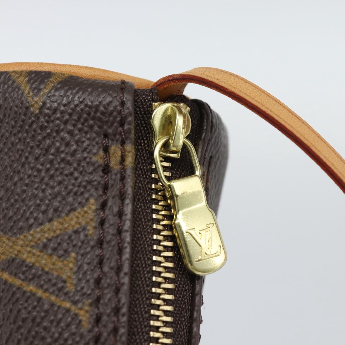 LOUIS VUITTON Monogram Papillon Pouch LV Auth 191536