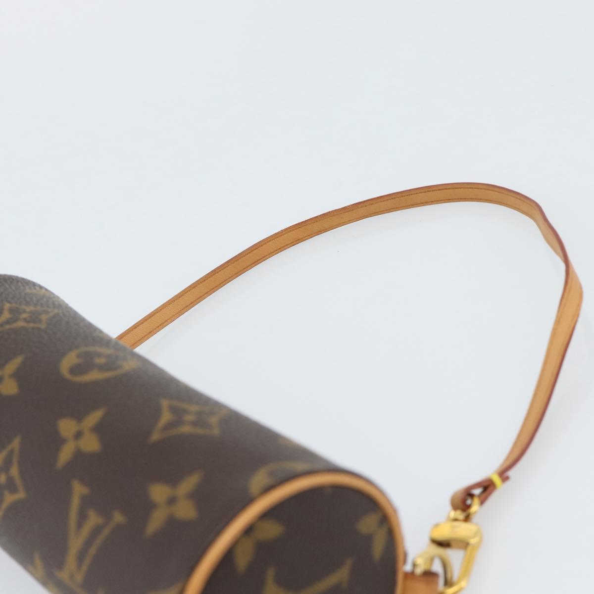 LOUIS VUITTON Monogram Papillon Pouch LV Auth 191536