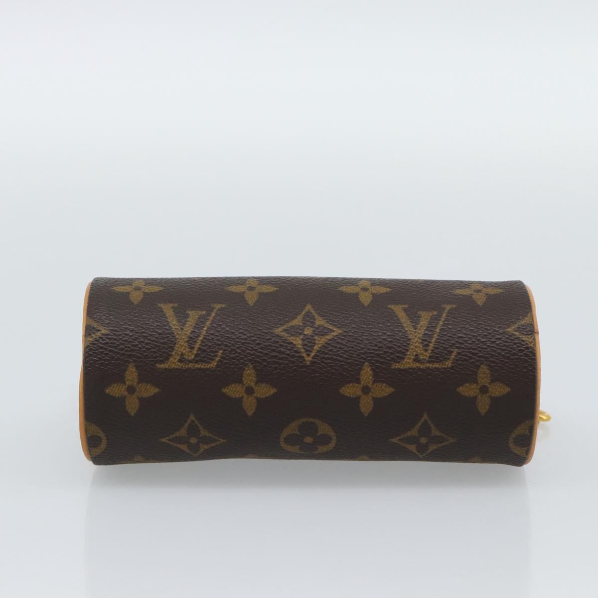 LOUIS VUITTON Monogram Papillon Pouch LV Auth 191536