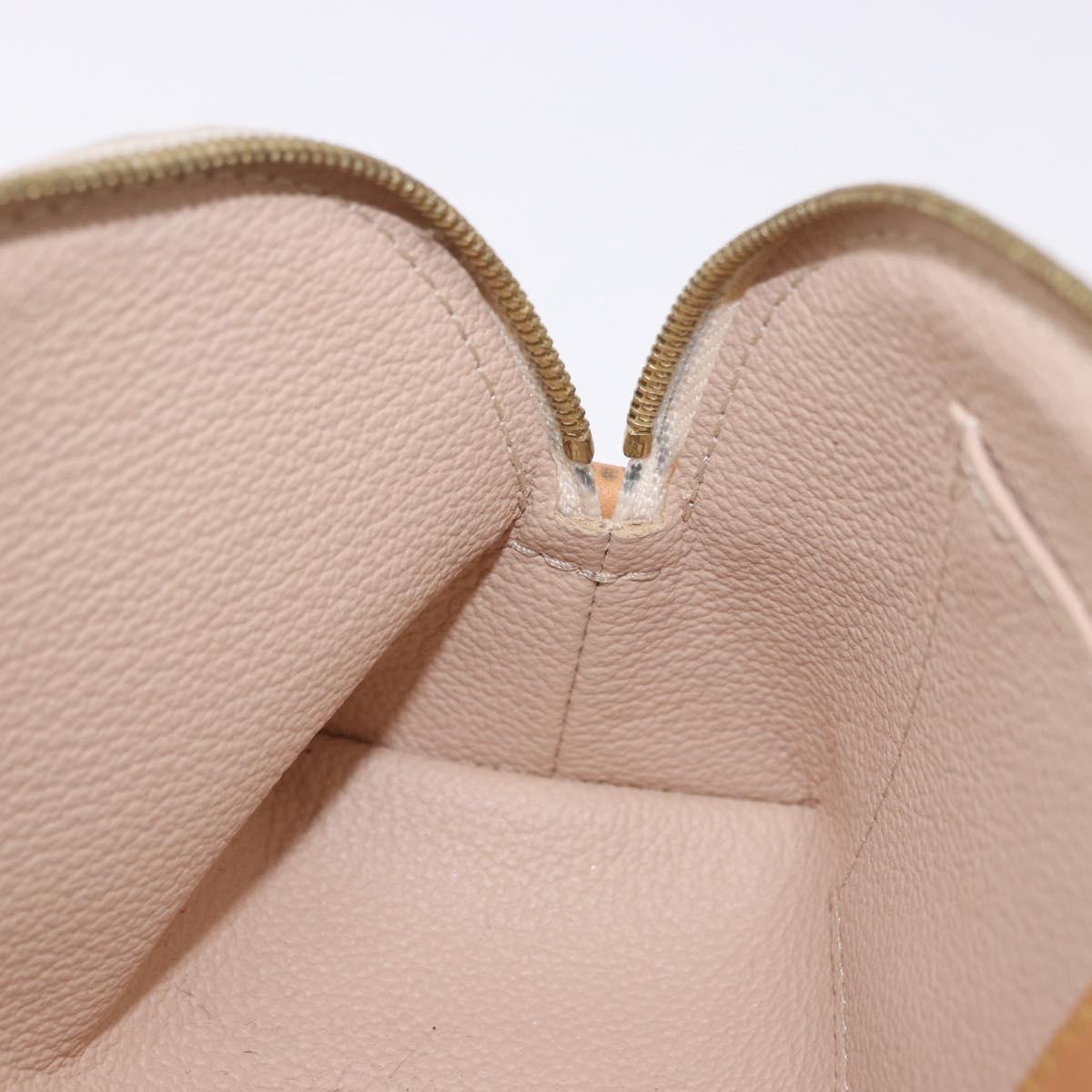 LOUIS VUITTON Damier Azur Pochette Cosmetic PM Pouch N60024 LV Auth 191553