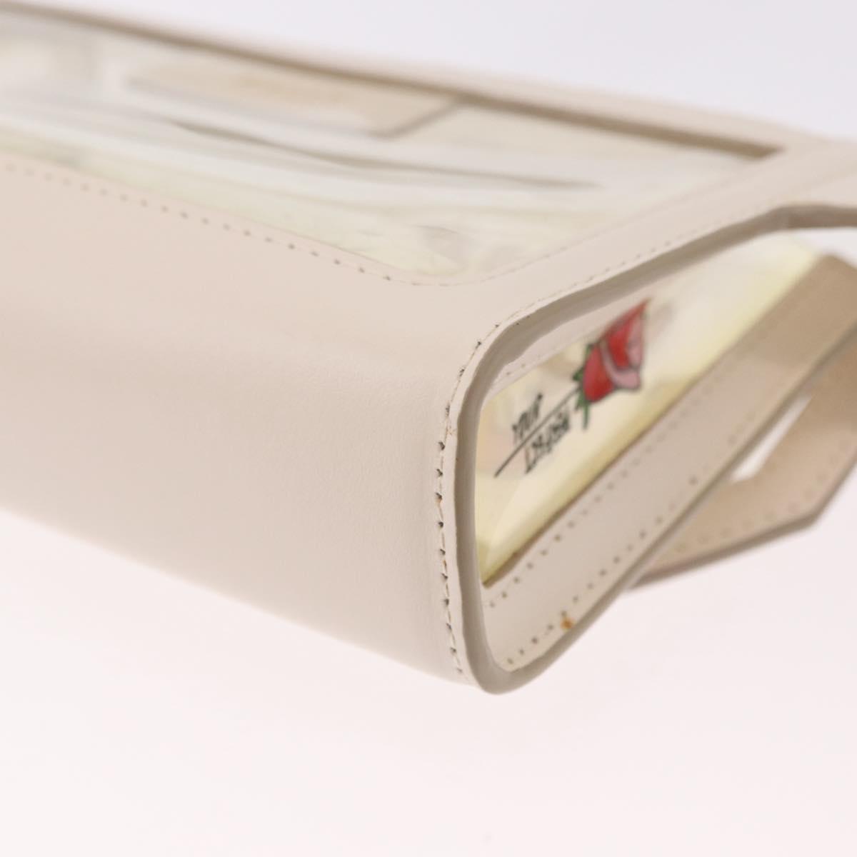 BALLY Waist Bag Vinyl Clear Gold Auth 191554A