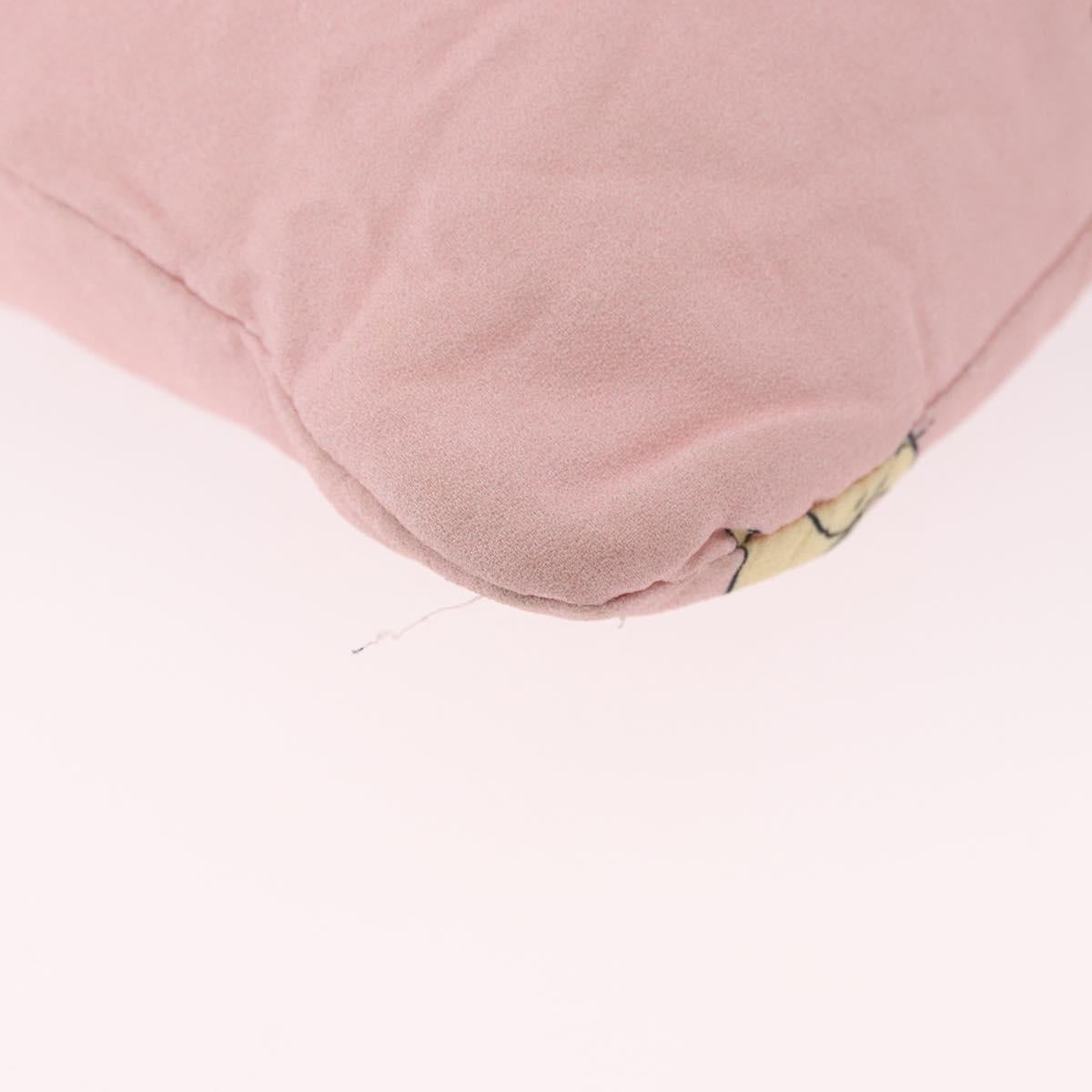 Miu Miu Pouch Cotton Pink Auth 191556