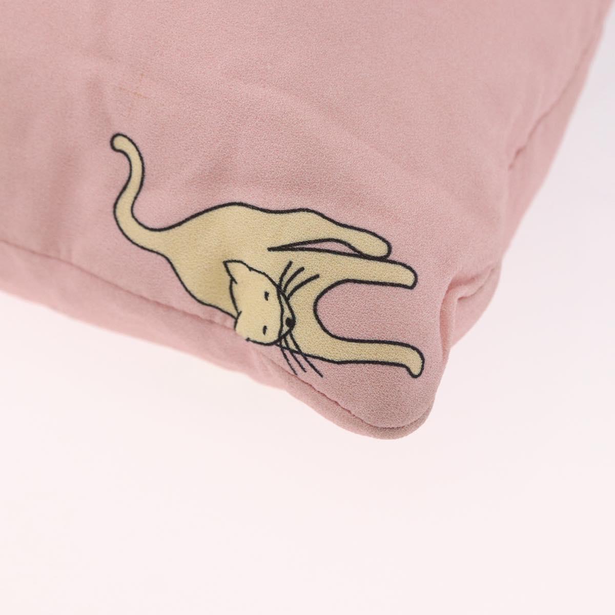 Miu Miu Pouch Cotton Pink Auth 191556