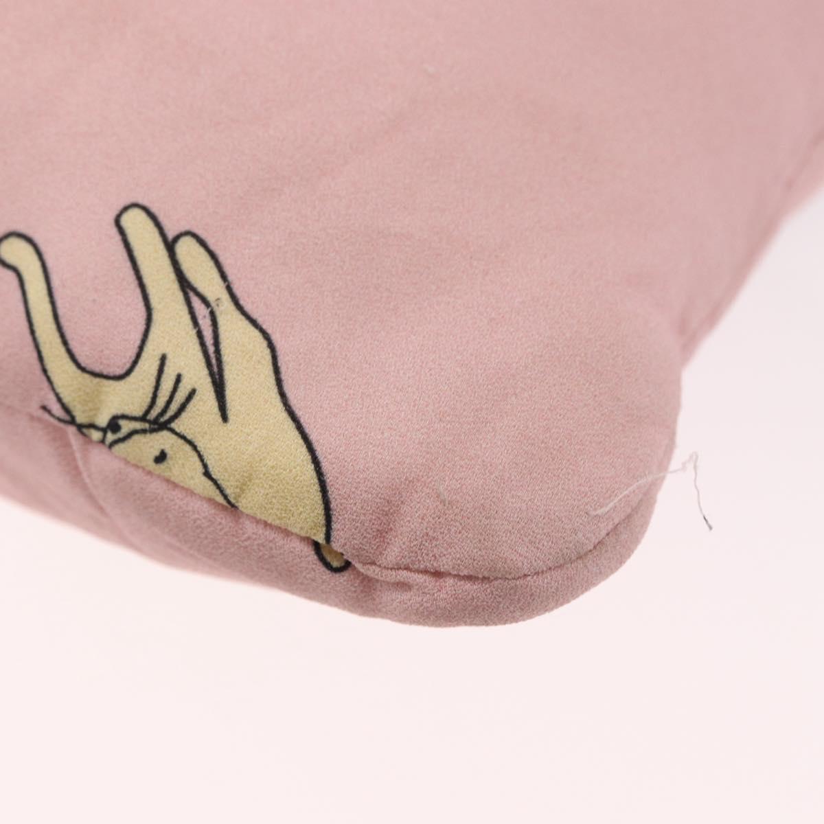 Miu Miu Pouch Cotton Pink Auth 191556