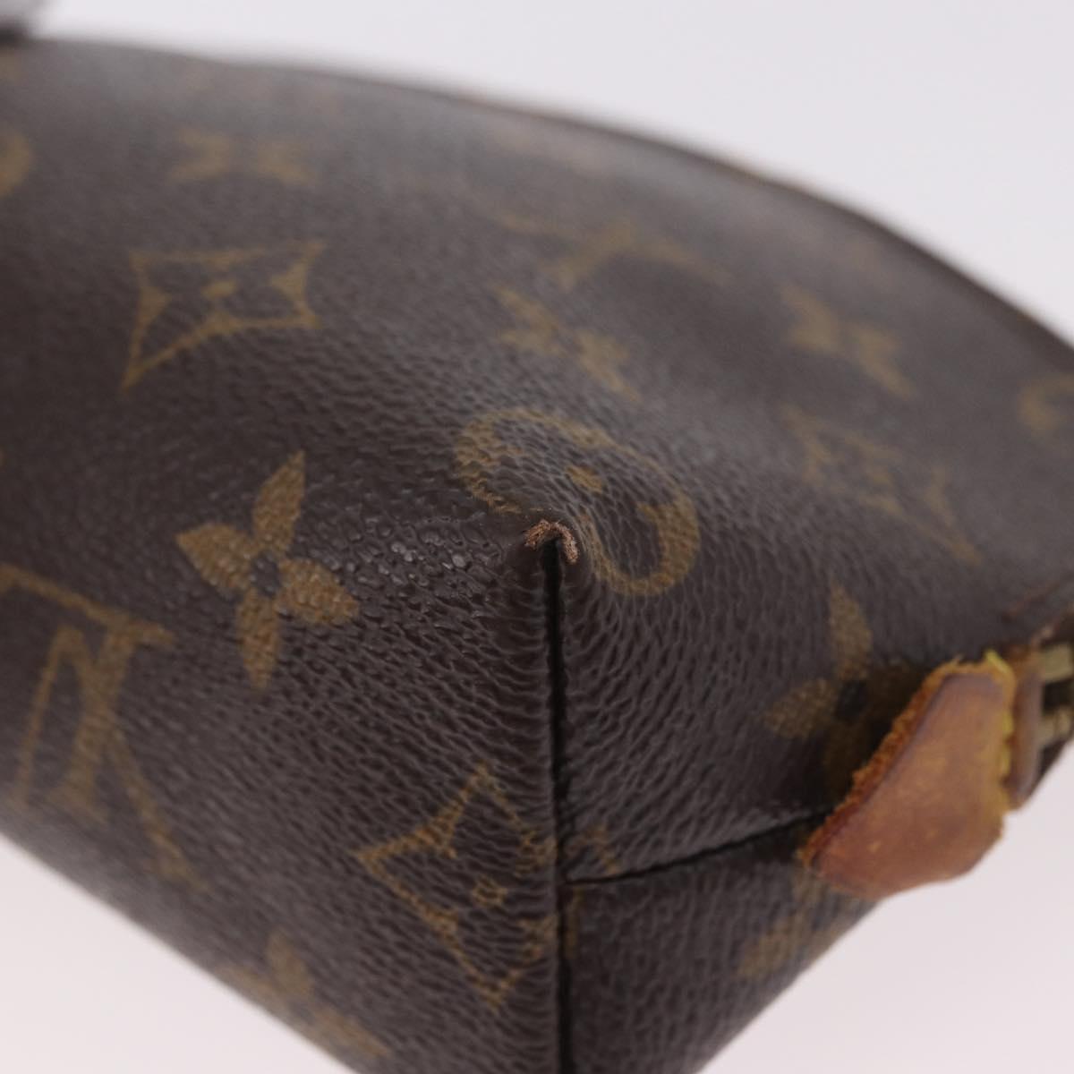 LOUIS VUITTON Monogram Pochette Cosmetic PM Cosmetic Pouch M47515 LV Auth 191559