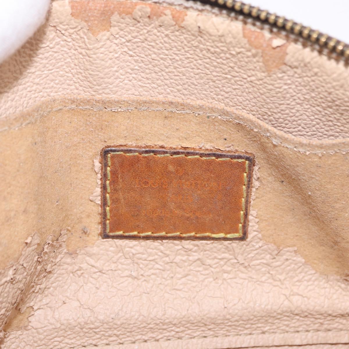 LOUIS VUITTON Monogram Pochette Cosmetic PM Cosmetic Pouch M47515 LV Auth 191559