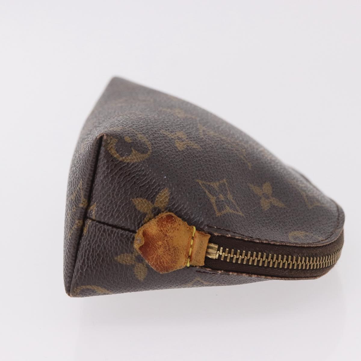 LOUIS VUITTON Monogram Pochette Cosmetic PM Cosmetic Pouch M47515 LV Auth 191559