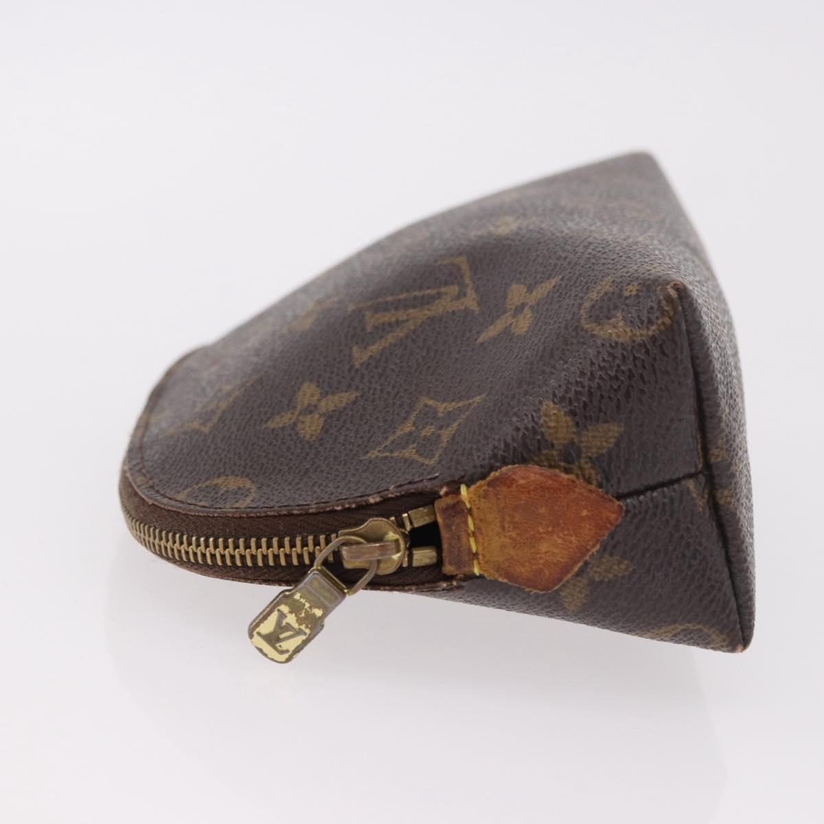LOUIS VUITTON Monogram Pochette Cosmetic PM Cosmetic Pouch M47515 LV Auth 191559