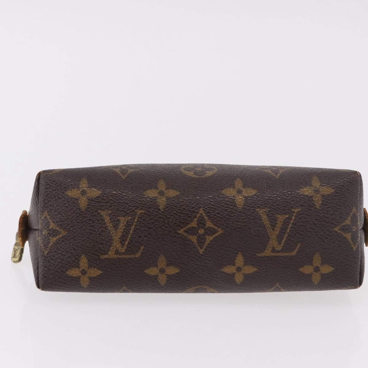 LOUIS VUITTON Monogram Pochette Cosmetic PM Cosmetic Pouch M47515 LV Auth 191559