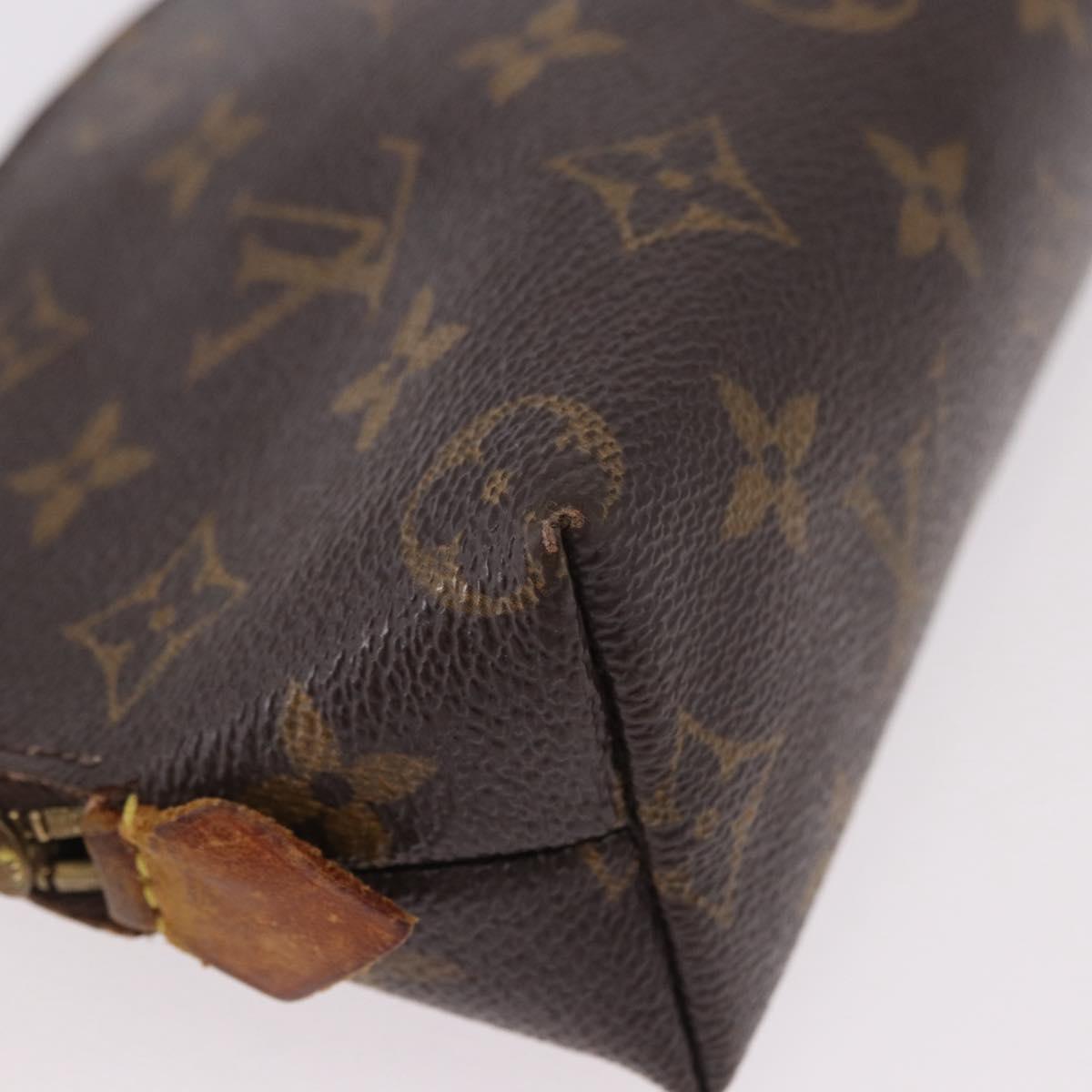 LOUIS VUITTON Monogram Pochette Cosmetic PM Cosmetic Pouch M47515 LV Auth 191559