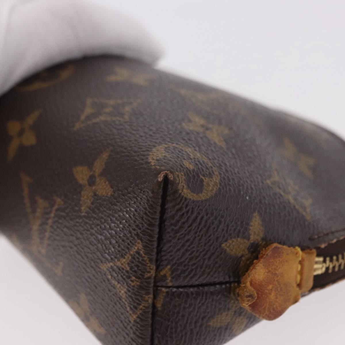 LOUIS VUITTON Monogram Pochette Cosmetic PM Cosmetic Pouch M47515 LV Auth 191559