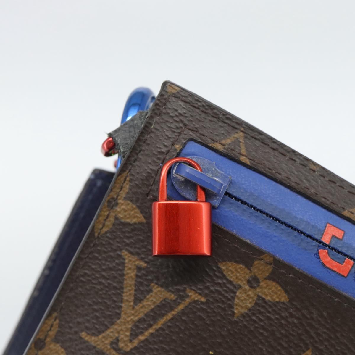 LOUIS VUITTON Monogram Ribbon Pouch M63045 LV Auth 191562