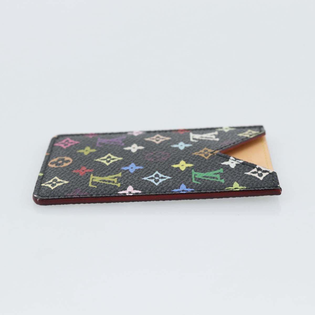 LOUIS VUITTON Monogram Multicolor Etui Miroir Mirror Black M92651 Auth 191563V