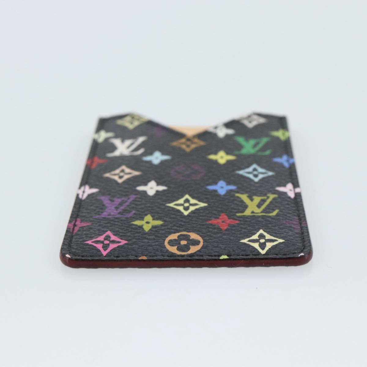 LOUIS VUITTON Monogram Multicolor Etui Miroir Mirror Black M92651 Auth 191563V
