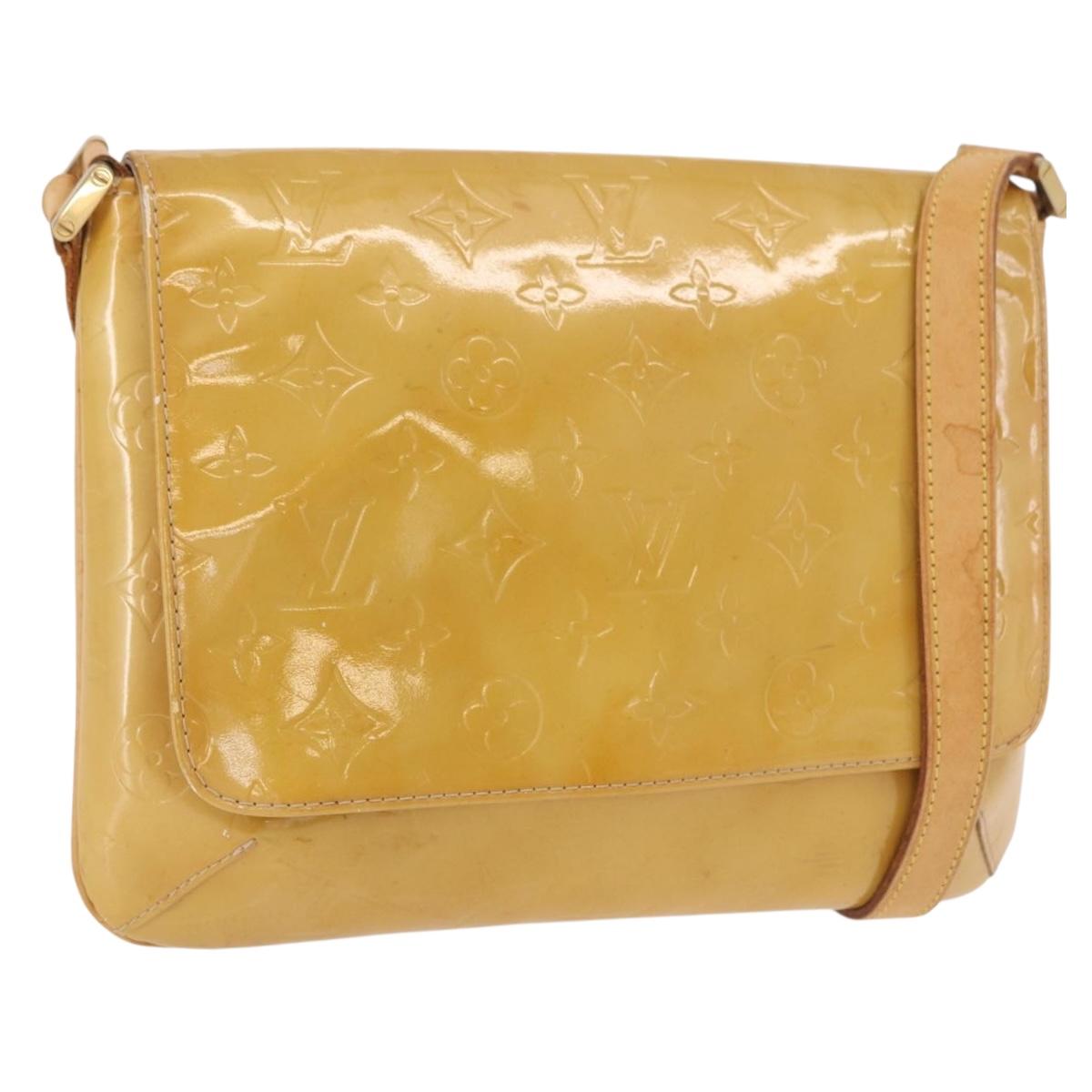 LOUIS VUITTON Monogram Vernis Thompson Street Beige M91301 LV Auth 191566
